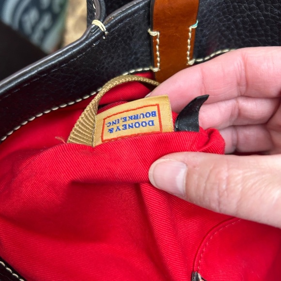 Dooney & Bourke Black Pebbled Leather Tote - Picture 13 of 15